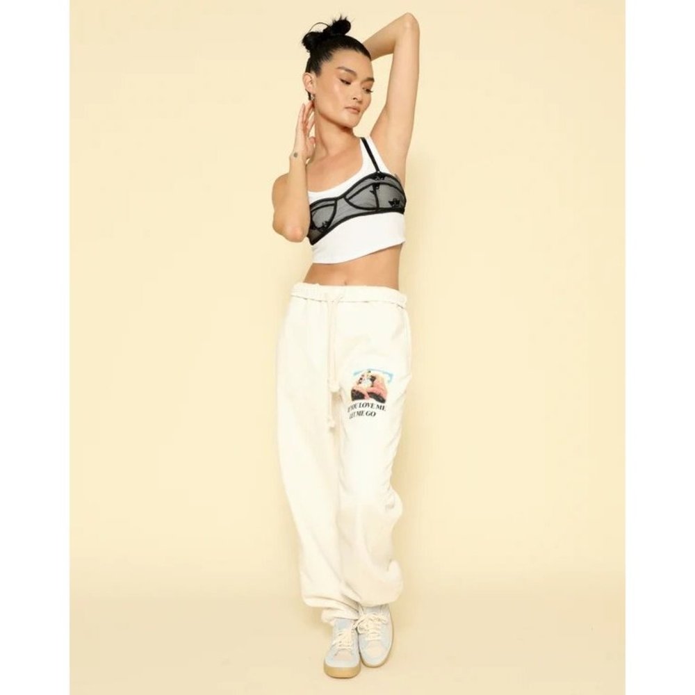 Boys Lie Let Me Go Sweatpants in Let Me Go Large New Womens Joggers - Picture 11 of 15